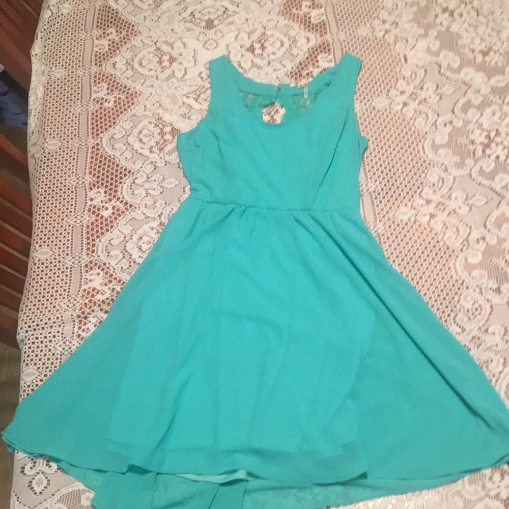 Green summer dress